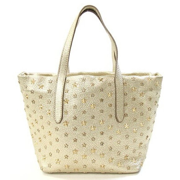 JIMMY CHOO Gold Leather Shoulder Bag - Picture 2 of 9